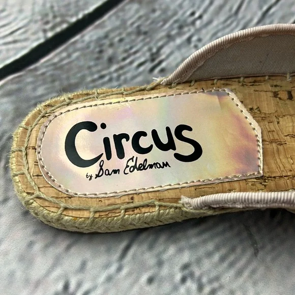 CIRCUS BY SAM EDELMAN LEANNE Rose Gold Silver Mermaid Sequin Slip On Flats - Picture 9 of 17